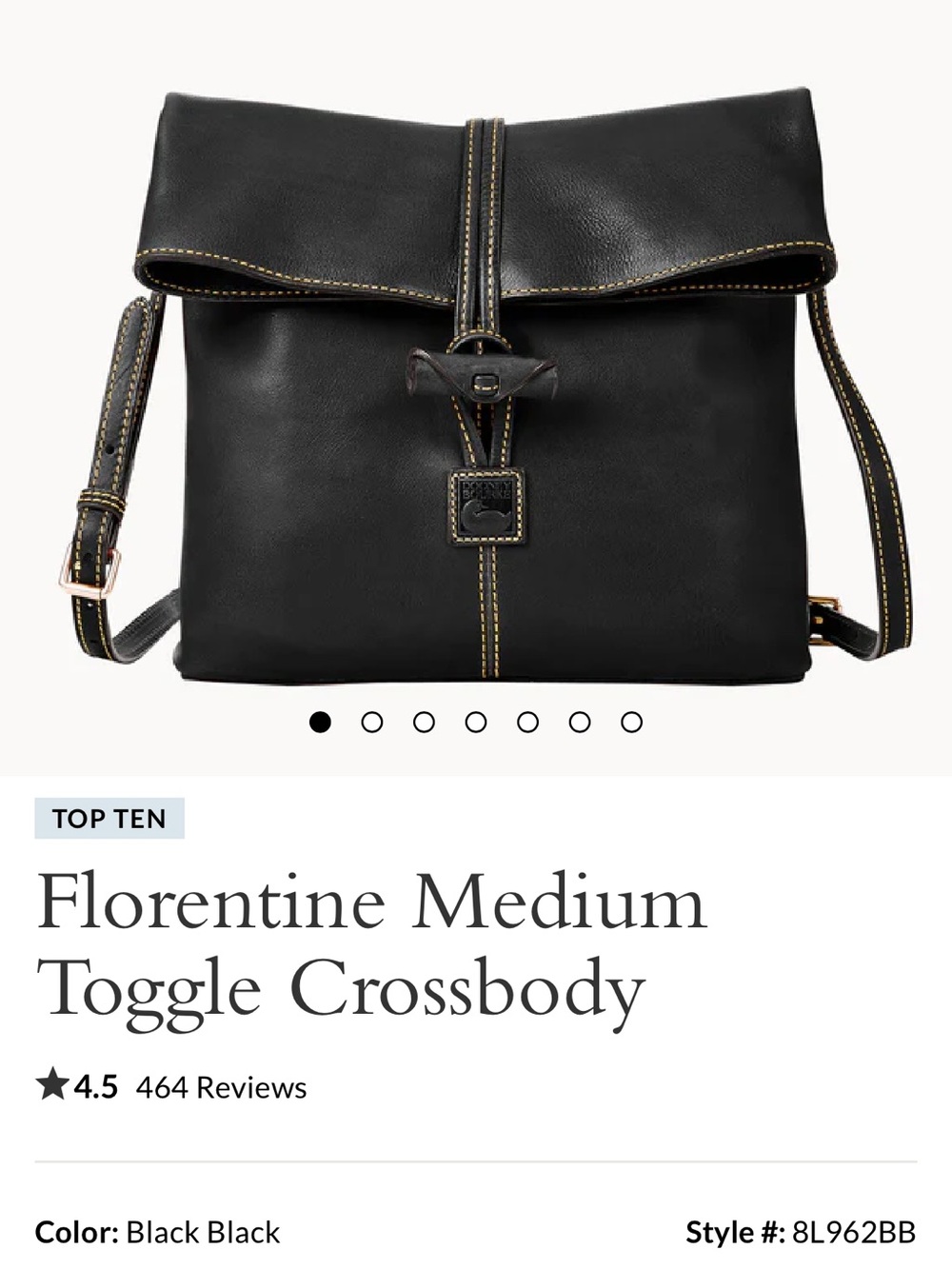 Classic Black Leather Fold-Over Shoulder Bag